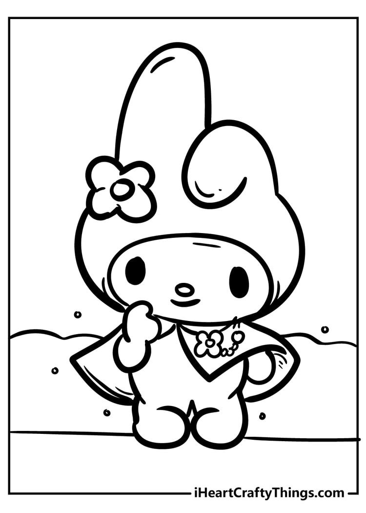 Hello Kitty Coloring Pages - Cute And ...