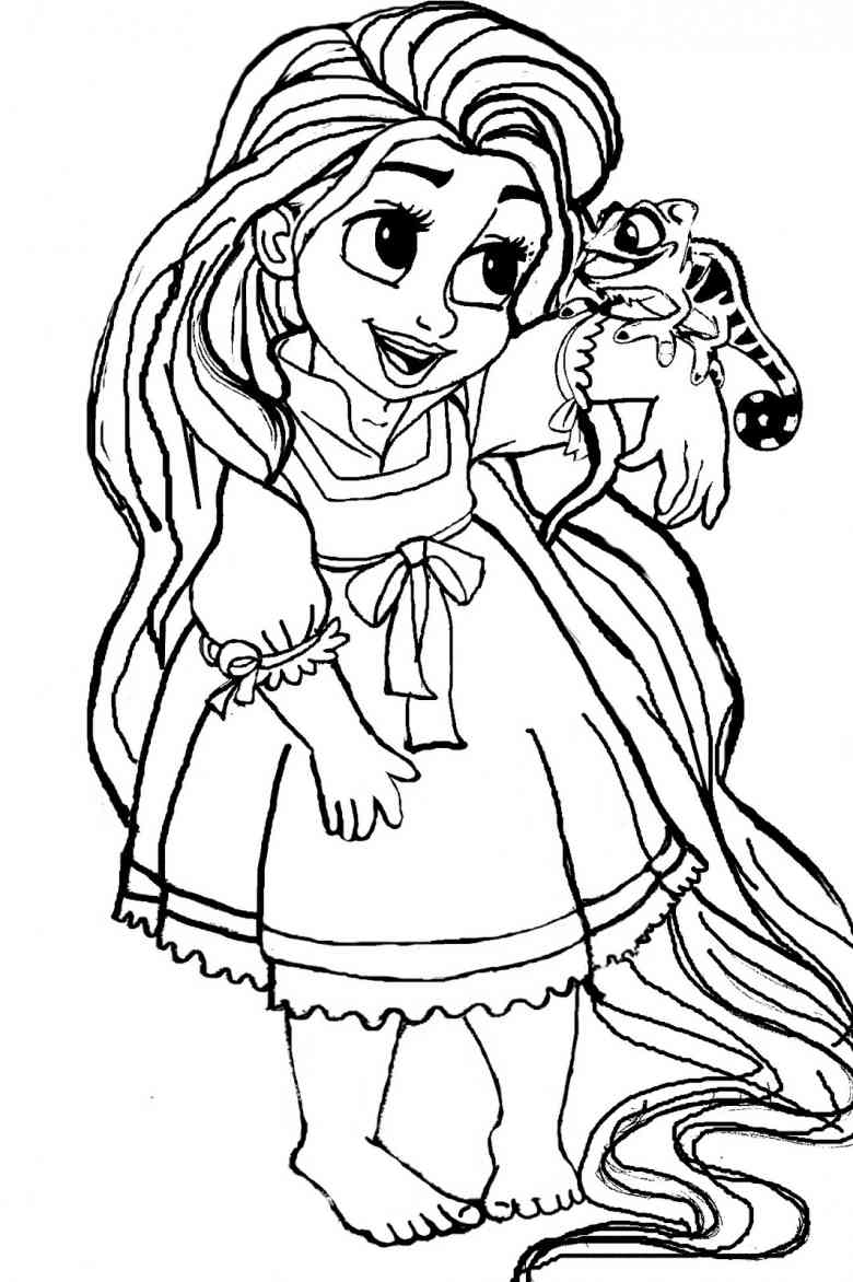 Baby Princess Coloring Pages To Download And Print For Free ...