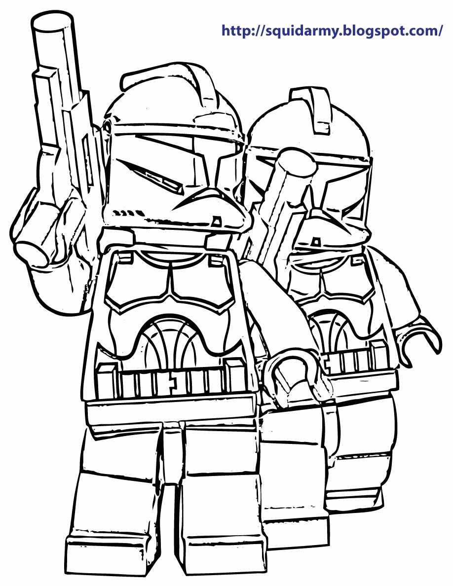 Lego Star Wars 3 Coloring Pages - Coloring