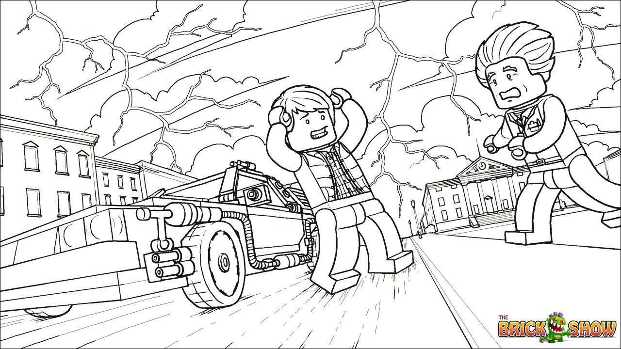 12 Pics Of LEGO Brick Coloring Page - LEGO Movie Coloring Pages To