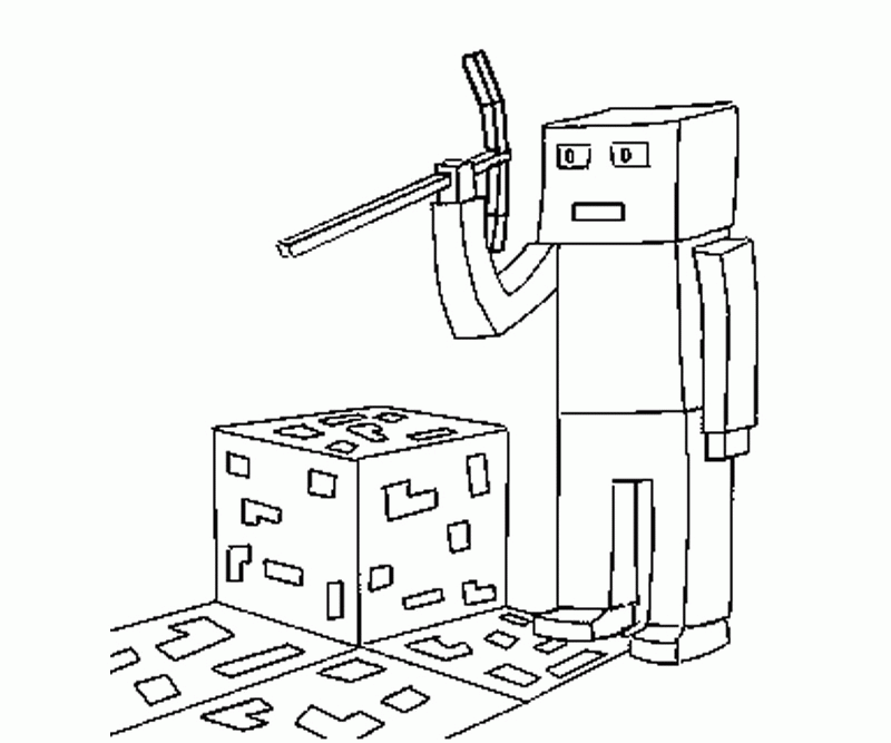 Minecraft Coloring Pages - Coloring Kids