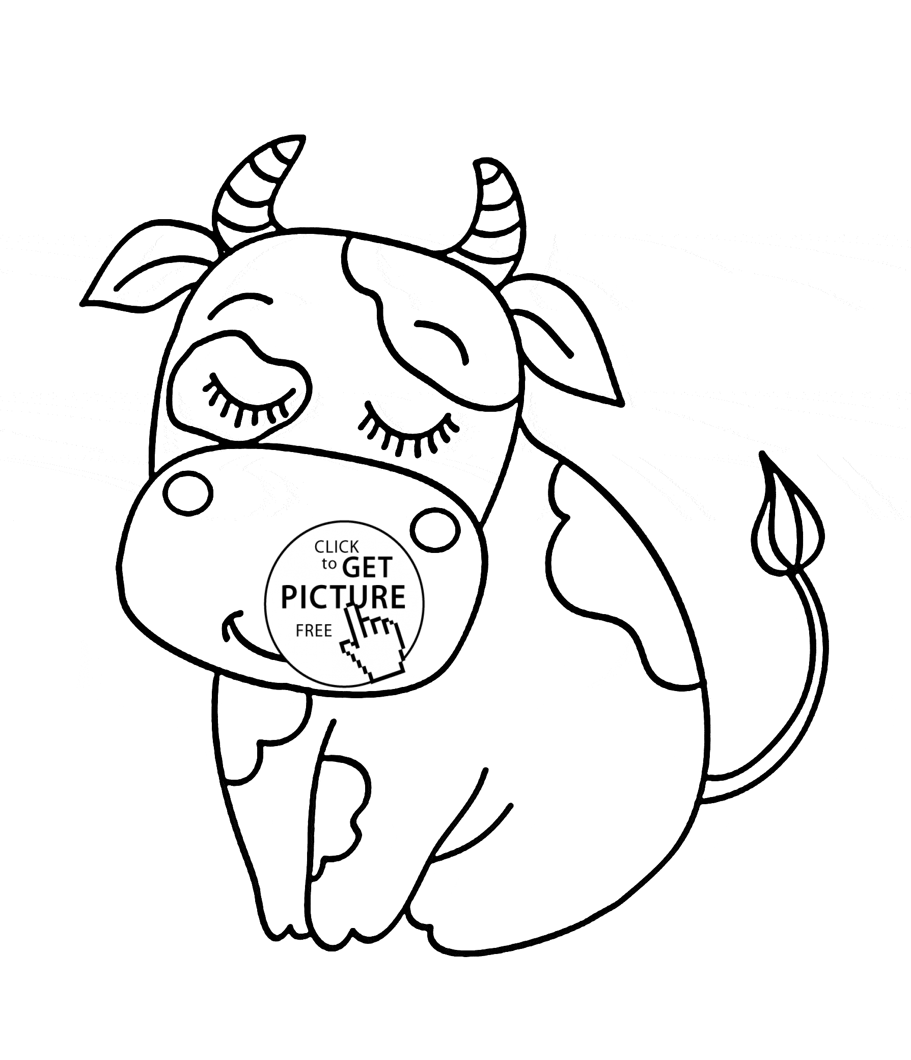 Cow Printable Coloring Pages Printable Templates