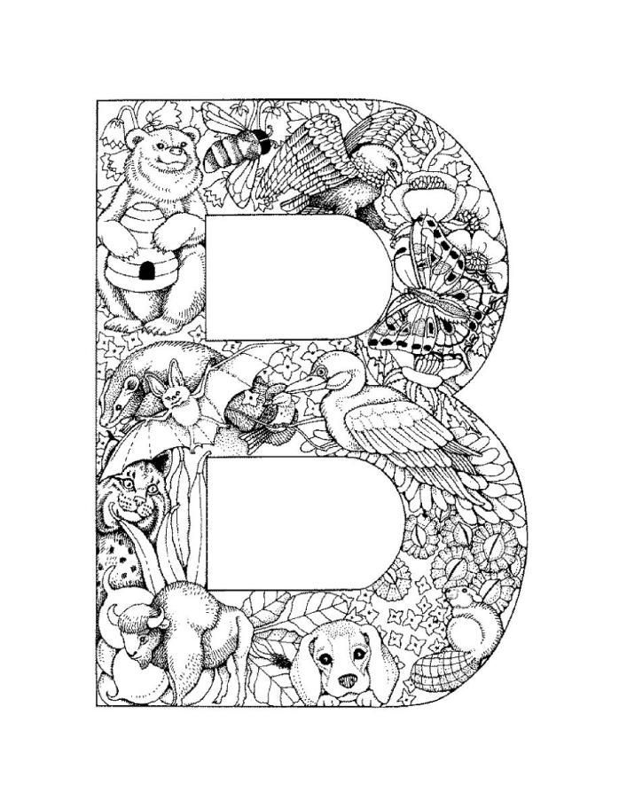 abc coloring pages animal alphabet free printable coloring home