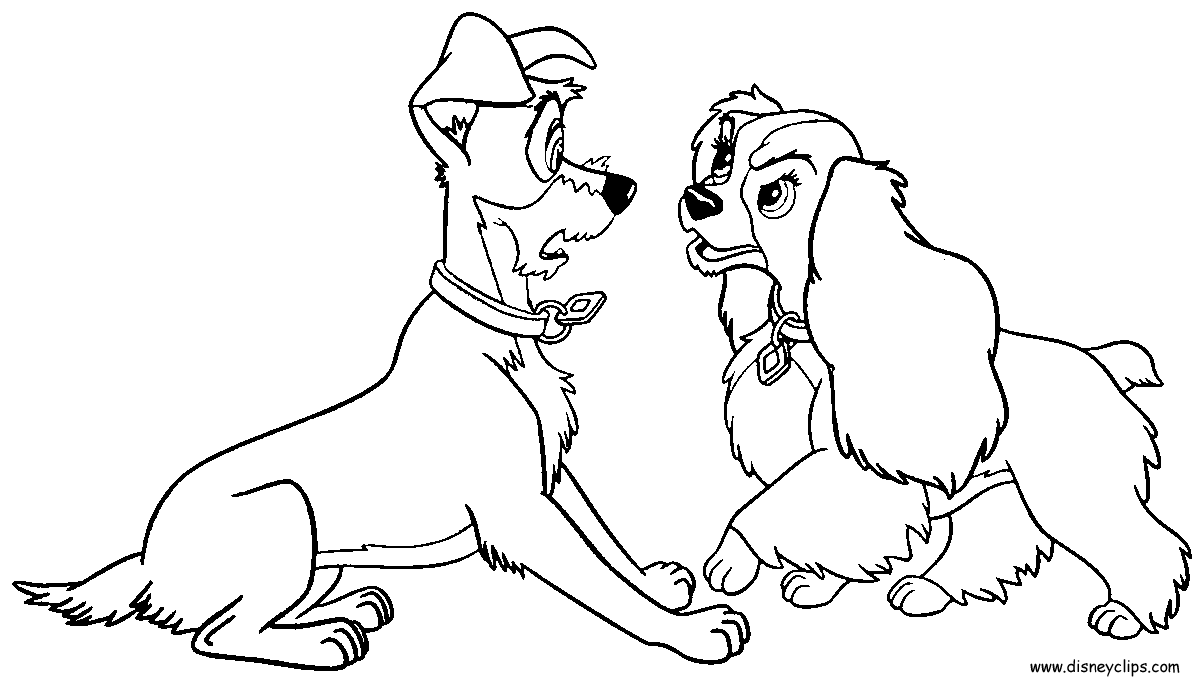 Lady And The Tramp Coloring Pages Best Coloring Pages-11711 - Max ...