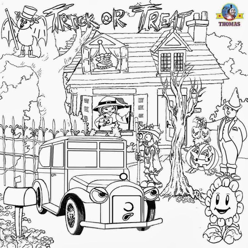 Challenging Halloween Coloring Pages - Coloring Pages For All Ages