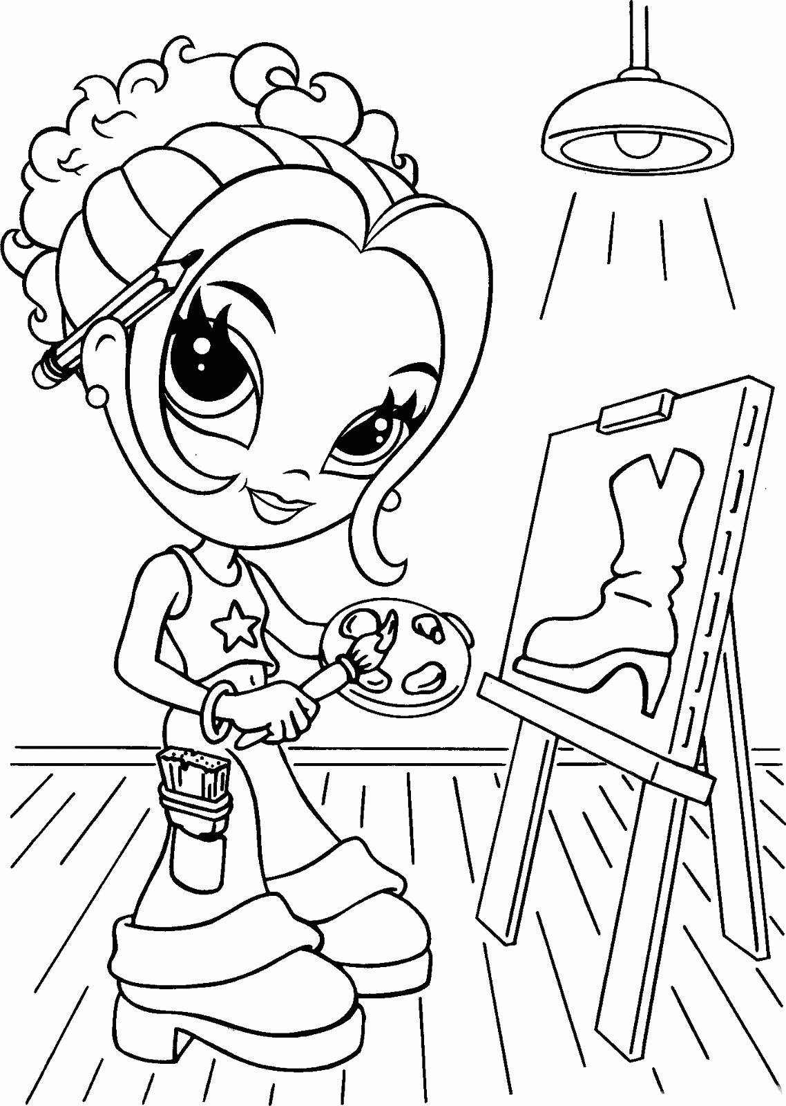 Printable Lisa Frank - Coloring Pages for Kids and for Adults