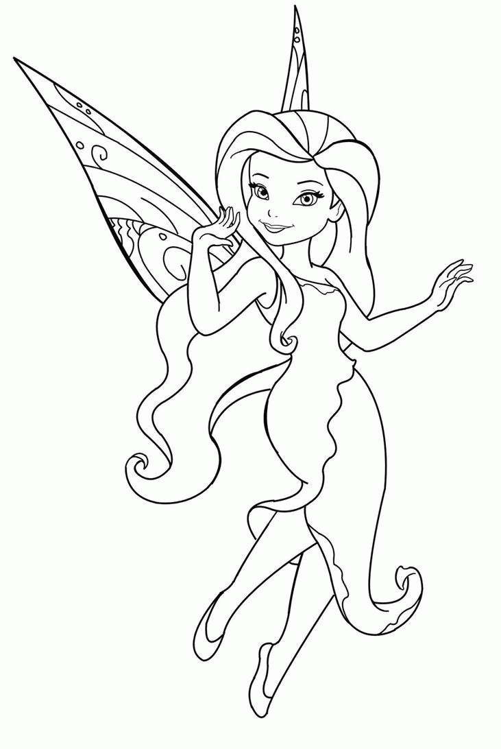 20 Free Pictures for: Fairy Coloring Pages. Temoon.us