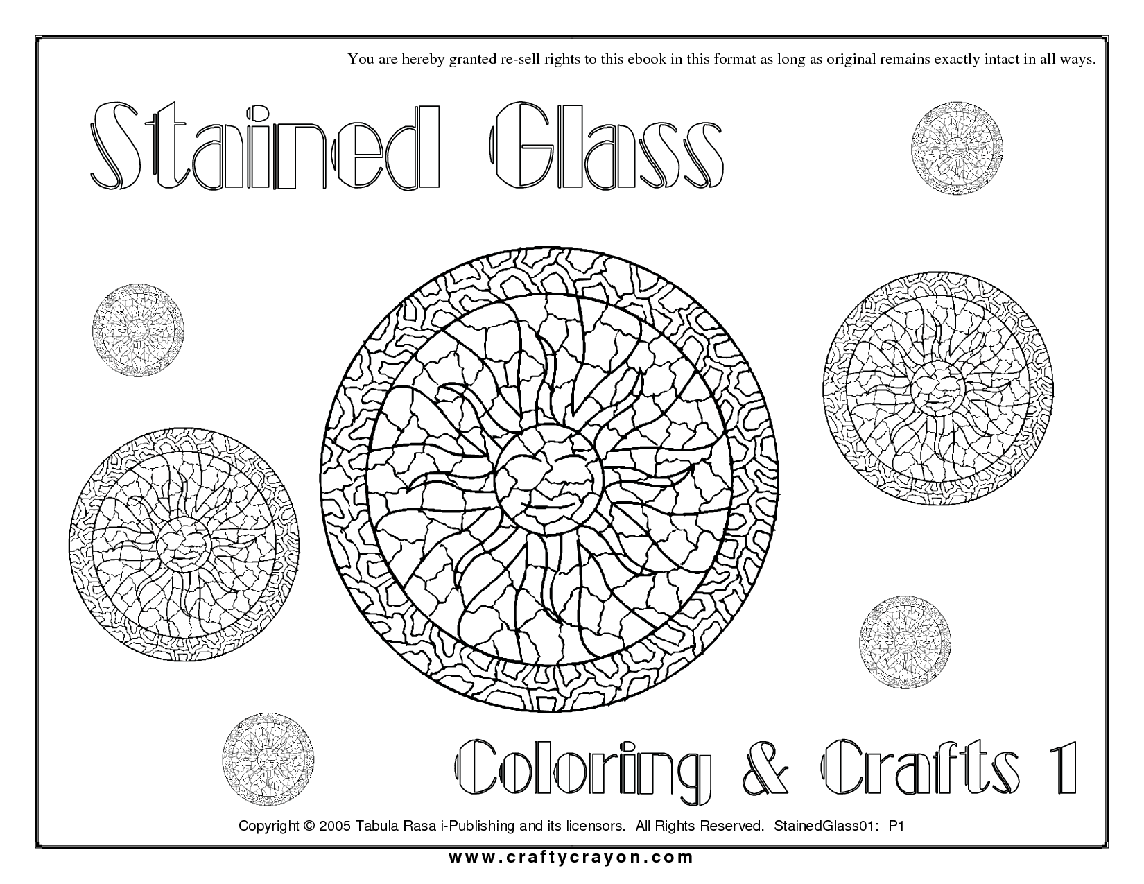 STAINED GLASS BELL DESIGN COLORING PAGES - GLAS DESIGN