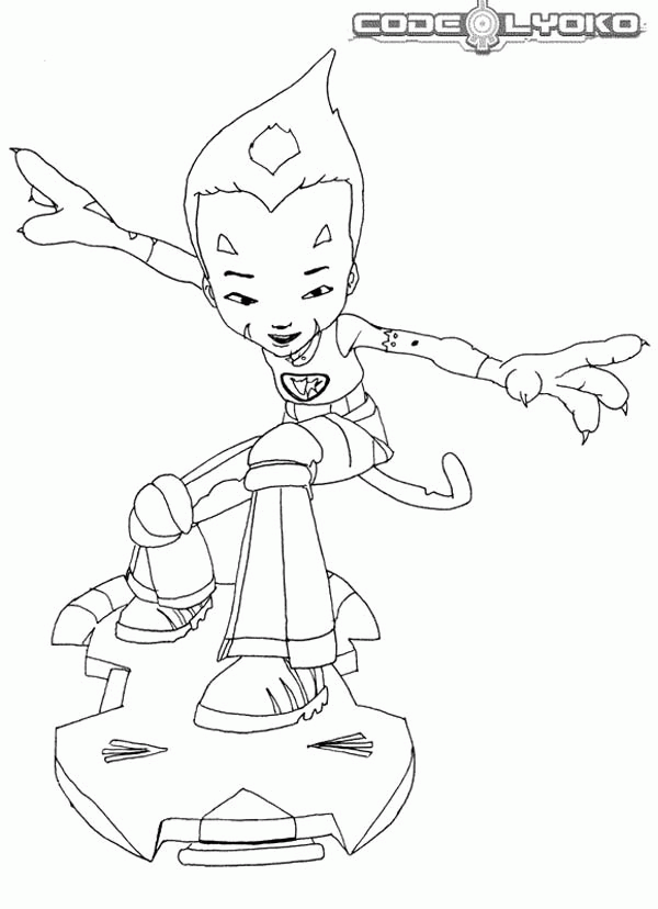 Code Lyoko Coloring Pages - Coloring Page