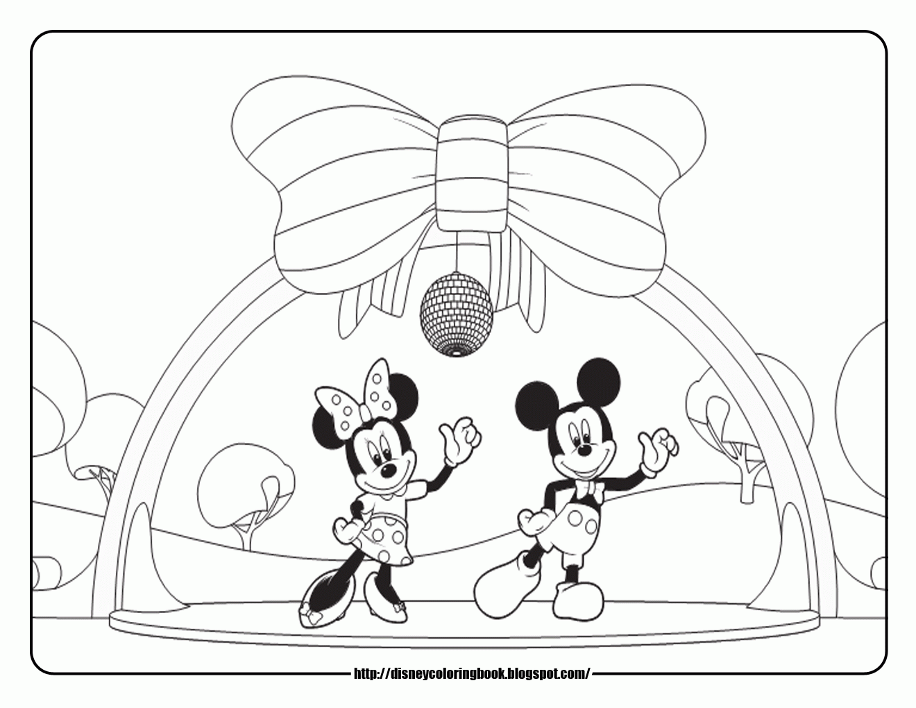 Mickey Mouse Clubhouse 4: Free Disney Coloring Sheets | Learn To ...