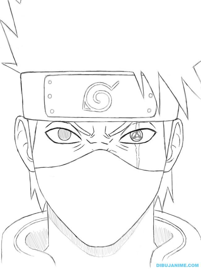 Naruto Coloring Pages Kakashi