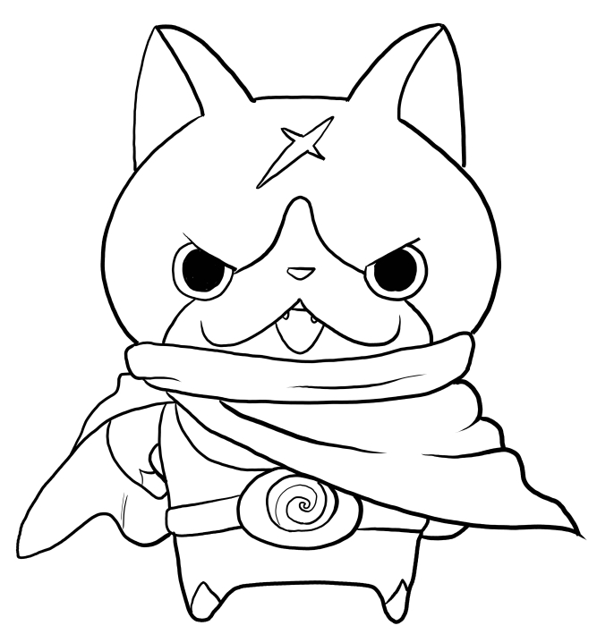 Hovernyan from Yo-Kai Watch coloring pages