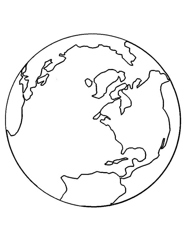 Earth Globe Coloring Pages - Free & Printable Coloring Pages For ...