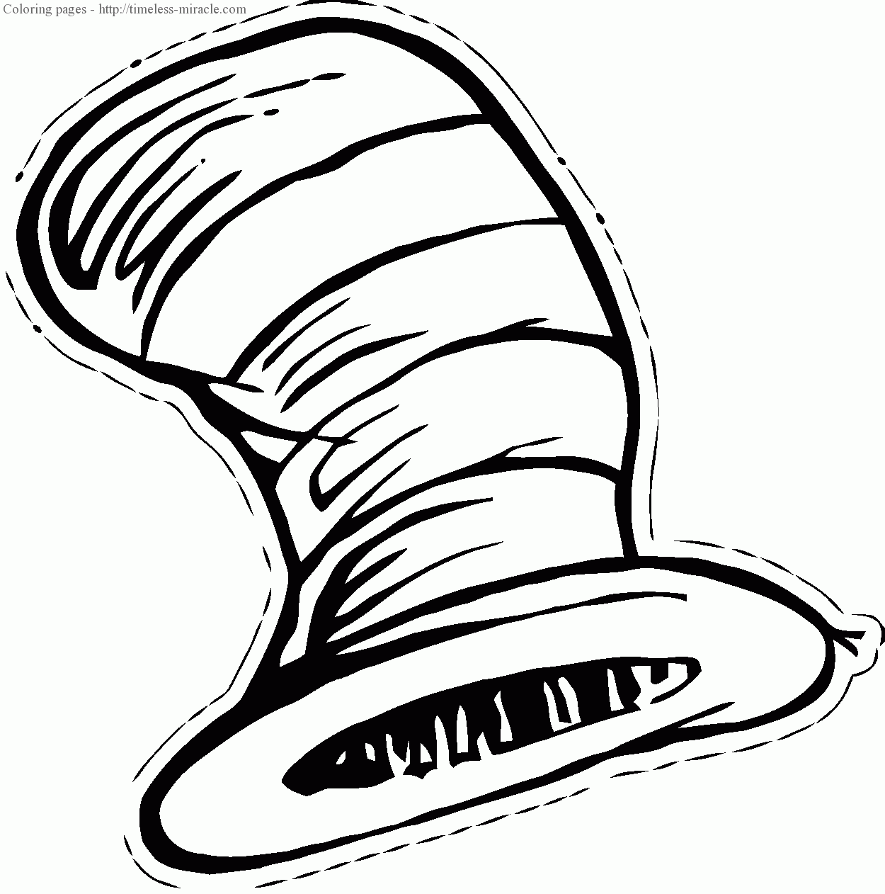 Dr Seuss Coloring Pages Cat In The Hat Drawing Dr Seuss Cat ...