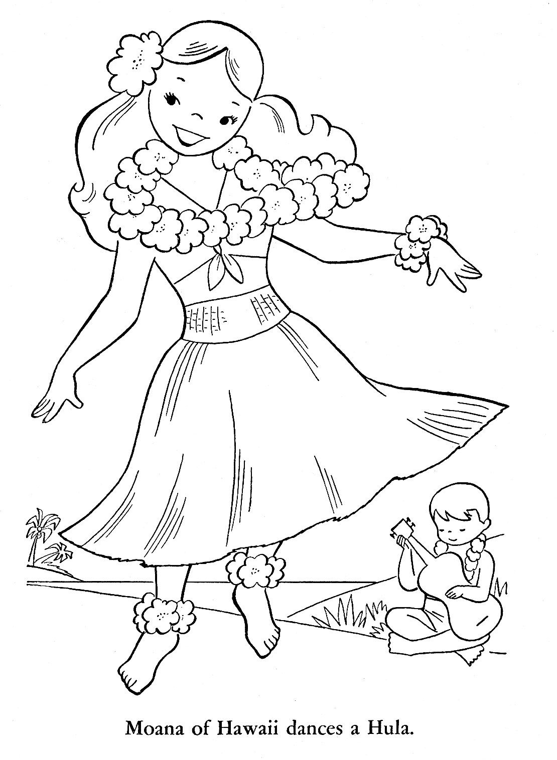 Hawaiian Coloring Pictures | Free Coloring Pages on Masivy World