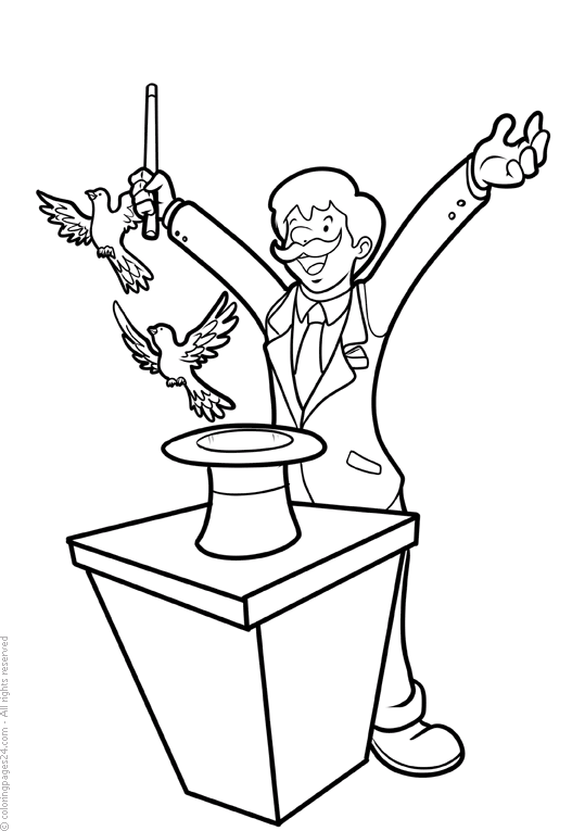 Magicians 6 | Coloring Pages 24