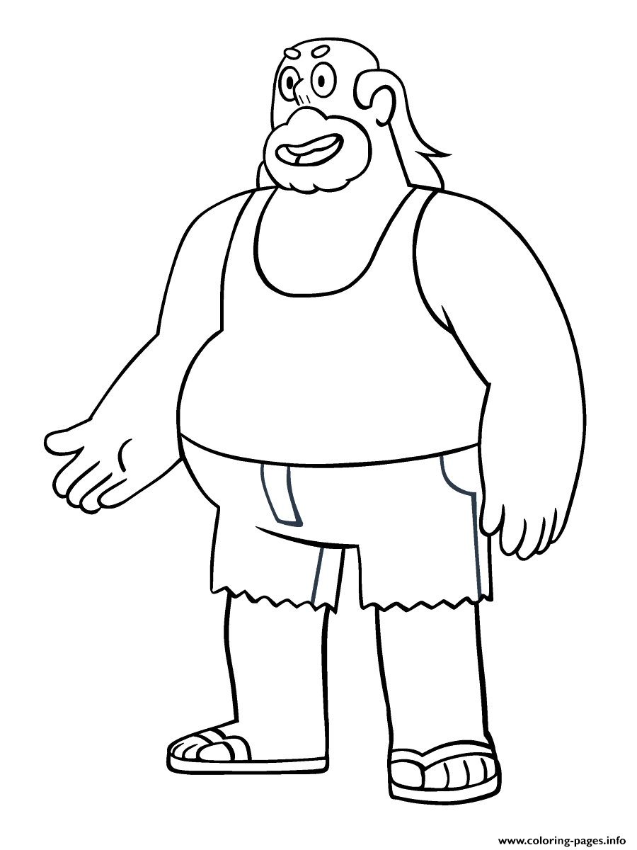 Greg Universe Coloring Pages Printable