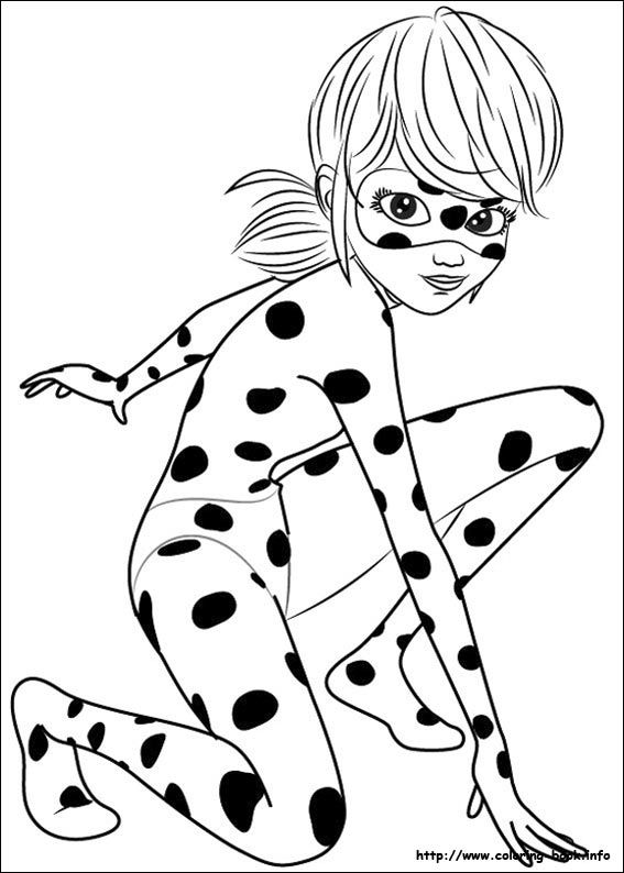 Miraculous Ladybug coloring picture | Ladybug coloring page ...