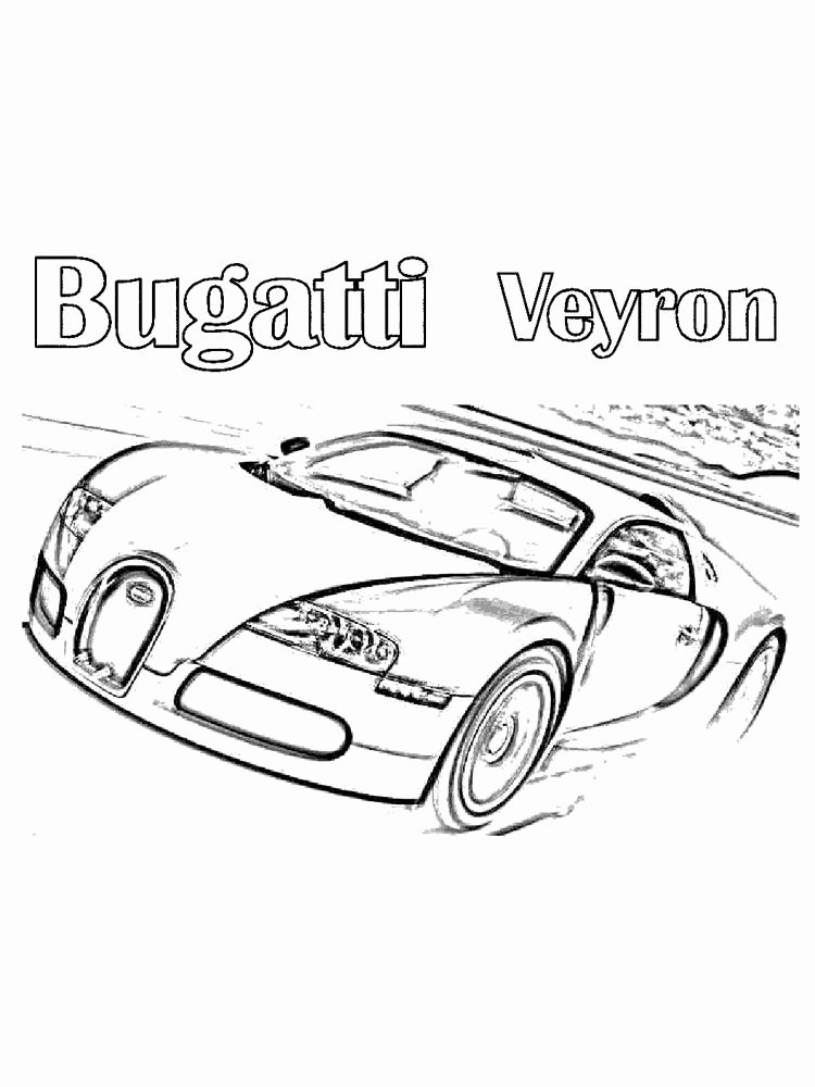 Coloring Pages Of Sports Cars Lovely Bugatti Car Coloring Pages Free |  Meriwer Coloring