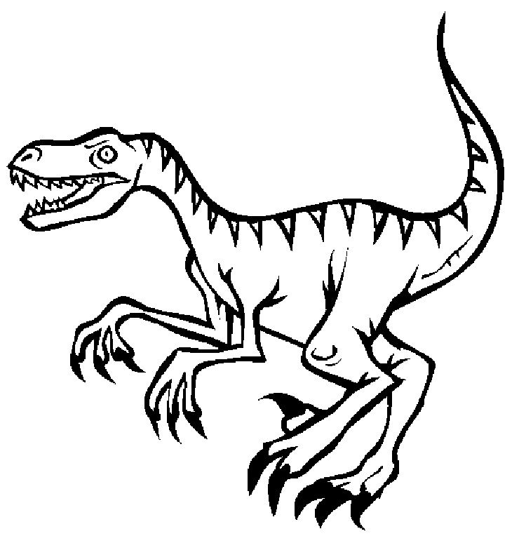 raptor dinosaur coloring pages | Dinosaur coloring pages, Dinosaur coloring,  Raptor dinosaur