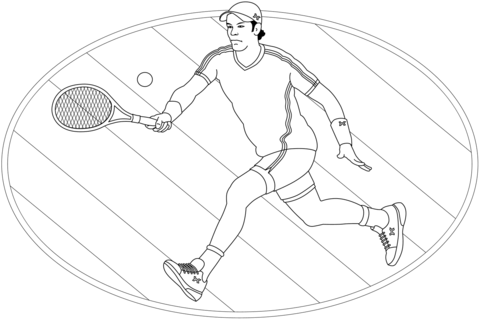 Tennis coloring pages | Free Coloring Pages