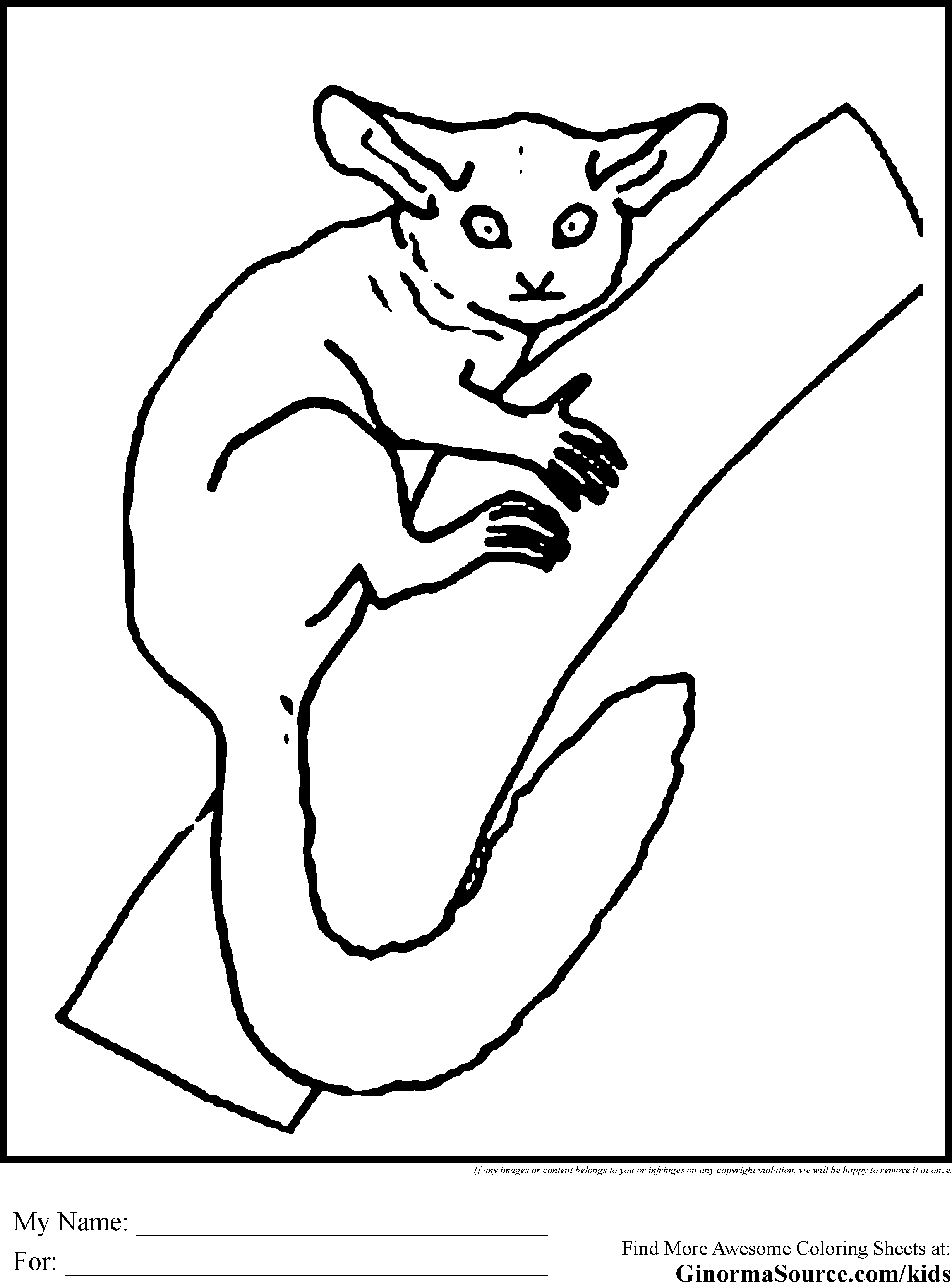 Madagascar Animals Coloring Pages - High Quality Coloring Pages