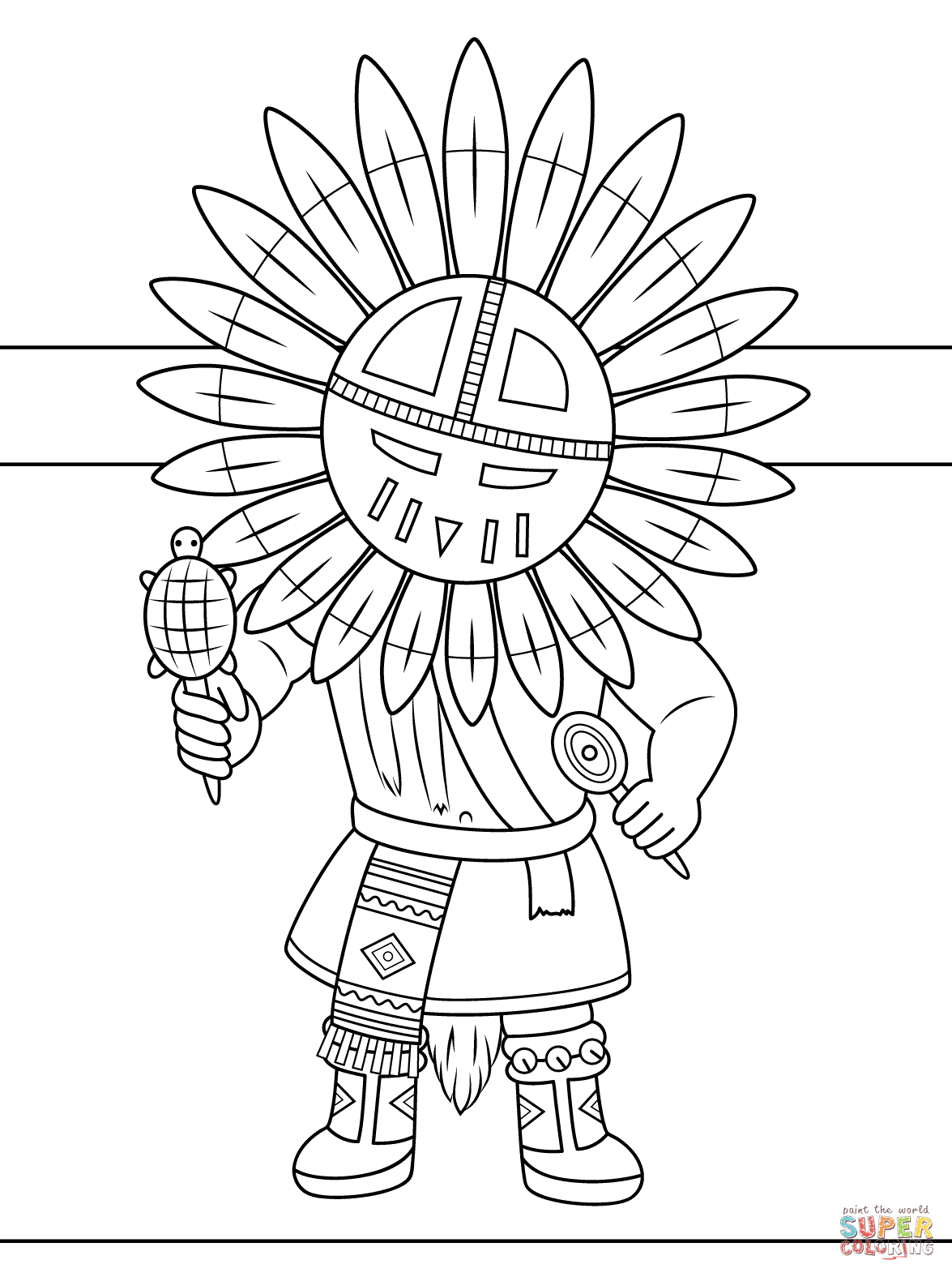Native American Designs Coloring Pages Printables Coloring Home