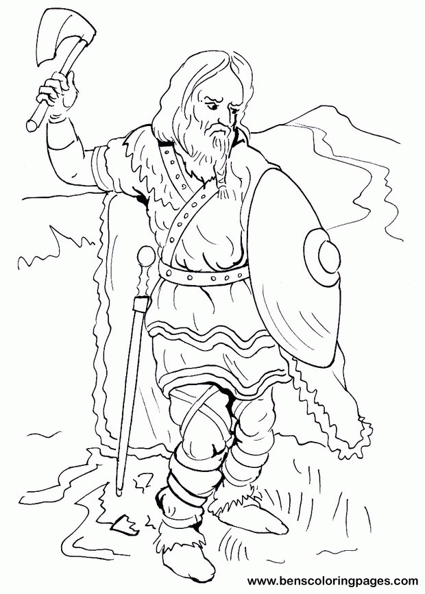 Warrior Coloring Pages - Coloring Home