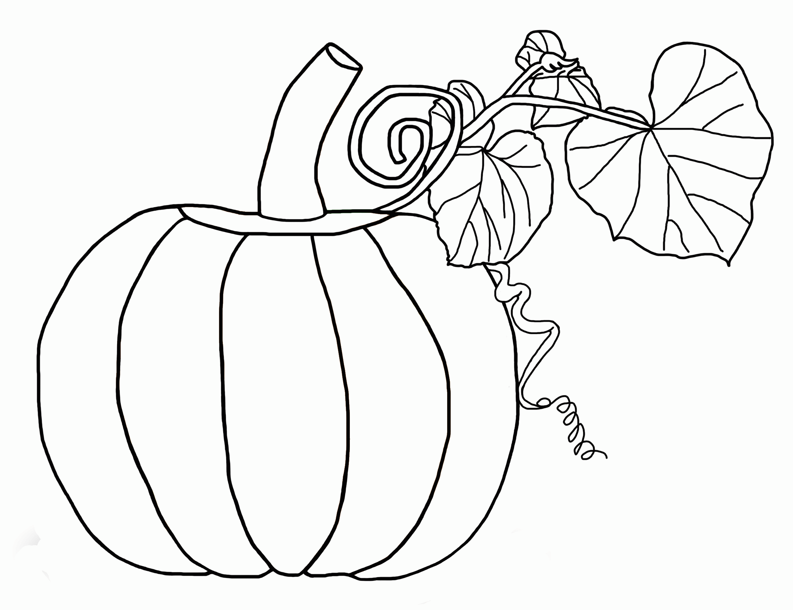 Pumpkin Coloring Pages For Preschool - Coloring Pages