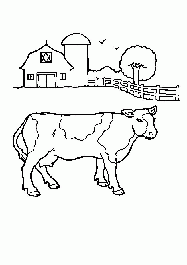 Download Coloring Pages Farming Scenes Coloring Home