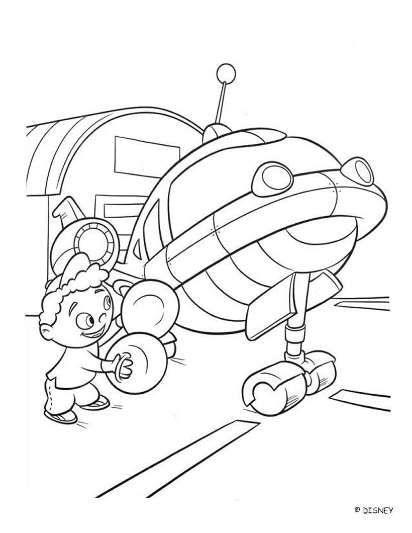 LITTLE EINSTEINS coloring pages - Quincy and Rocket - Little Einsteins