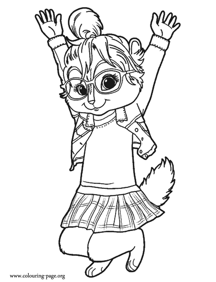 Chipettes - Coloring Pages for Kids and for Adults