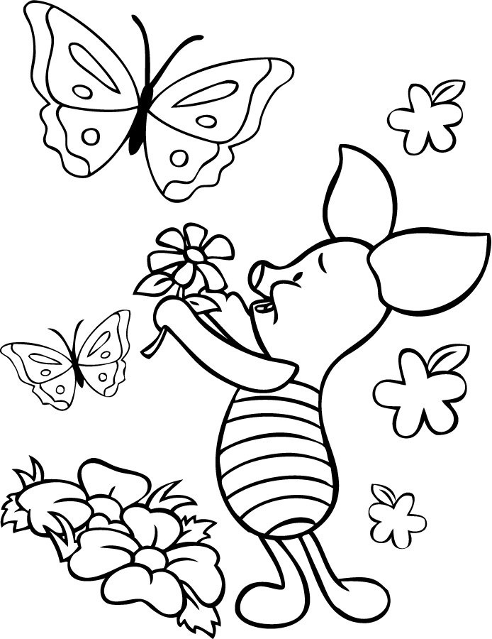 Printable Coloring Pages Winnie The Pooh And Piglet 7