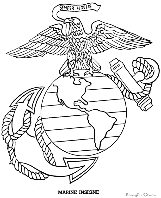 Bald Eagle pencils drawings and coloring pages -008