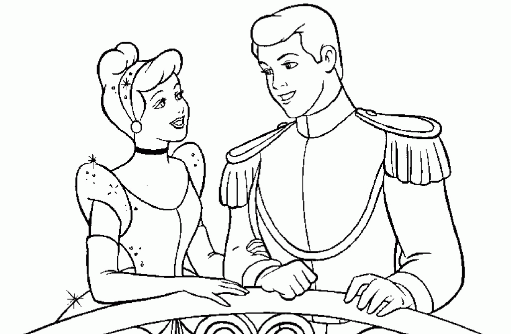 Cinderella Coloring Pages for Kids- Free Printable Coloring Sheets