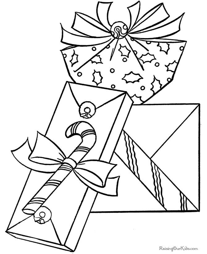 Christmas Presents - Coloring Pages!