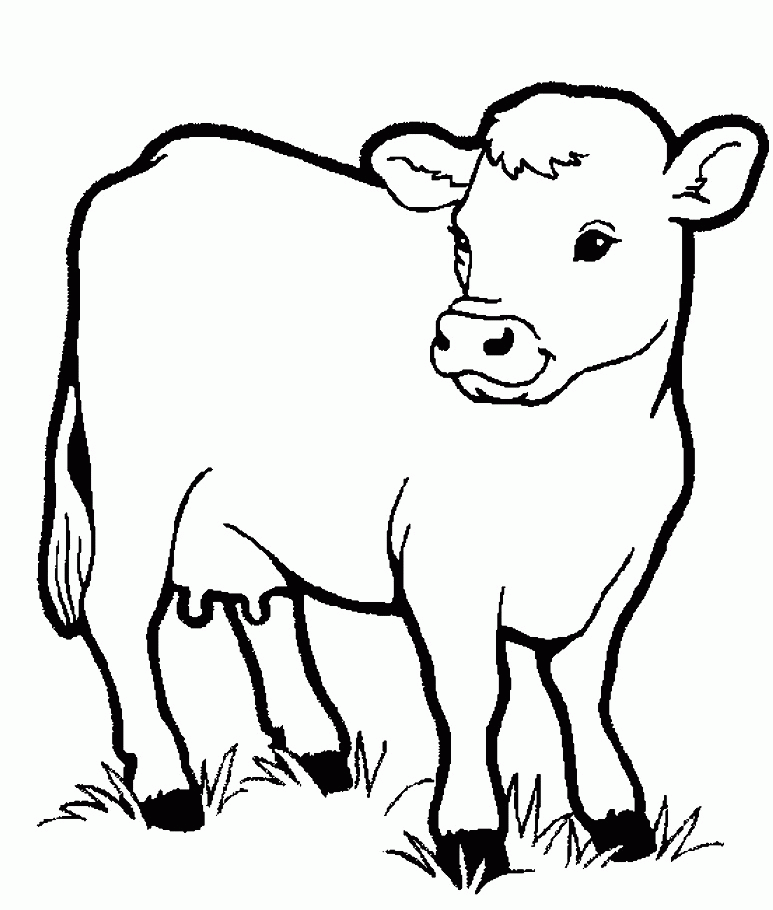 Farm Animal Coloring Pages Coloring Home