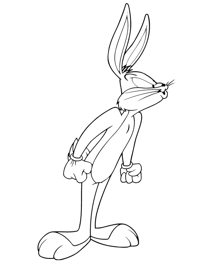 Mad Bugs Bunny To Print Coloring Page | Free Printable Coloring Pages
