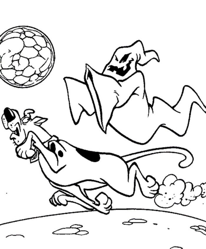 733 Animal Scooby Doo Monster Coloring Pages 