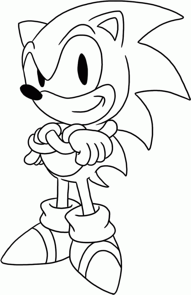 Free Printable Sonic Coloring Pages For Kids | Printable Coloring 