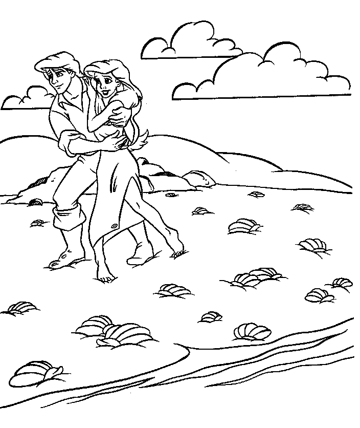 Coloring Page - The little mermaid coloring pages 50
