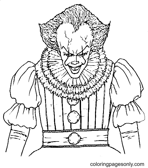 Pennywise Coloring Pages - Coloring Pages For Kids And Adults