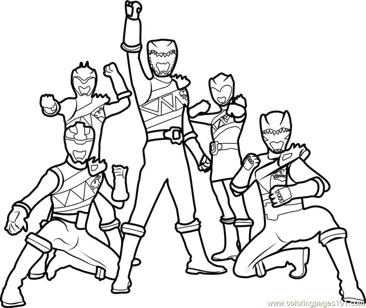 Download or print this amazing coloring page: Power Rangers Dino Coloring  Pages at GetDrawings | Free download | Power rangers, Siêu nhân, Hoạt hình