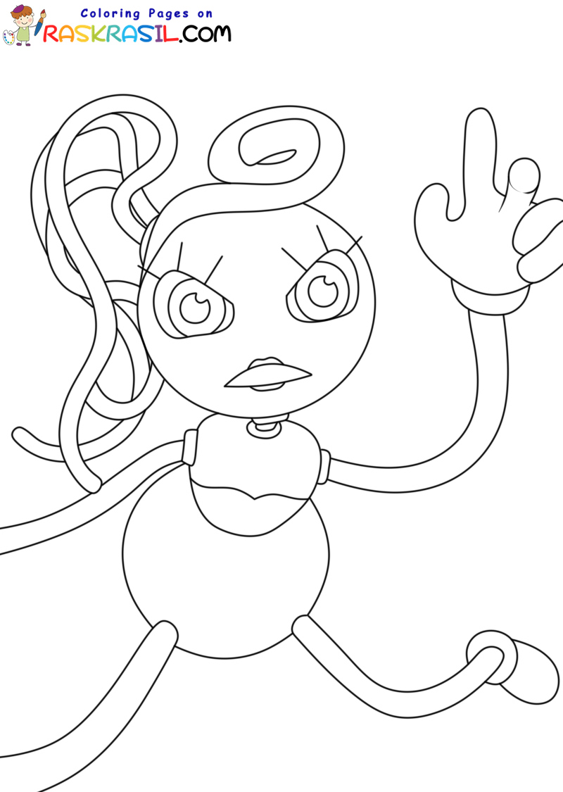 Mommy Long Legs Coloring Pages | Raskrasil.com