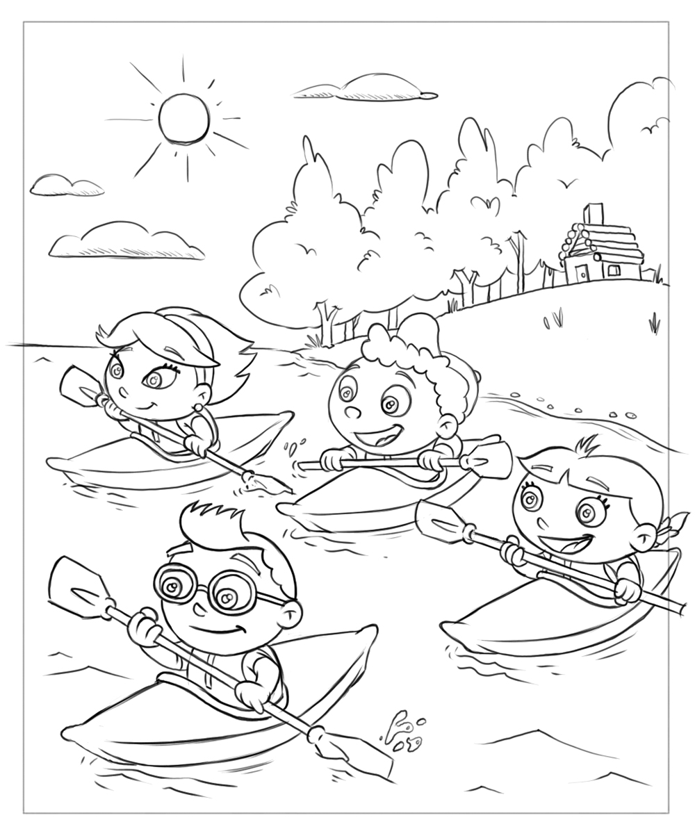 Free Printable Little Einsteins Coloring Pages. Get ready to learn!