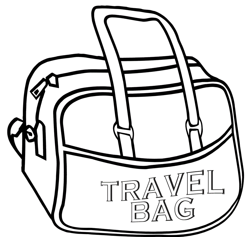 Very Cute Bag Coloring Page Coloring Pages - Coloring Cool