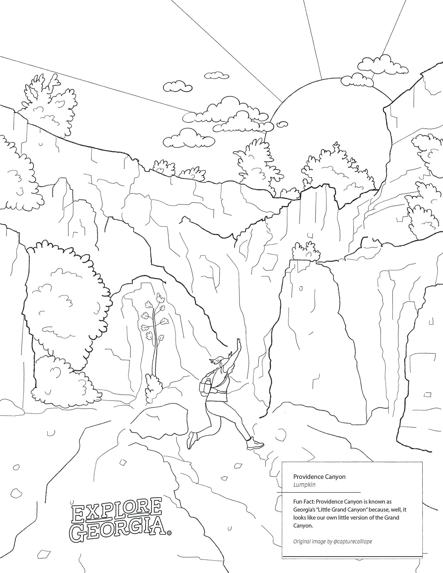 Coloring Pages of Favorite Places in Georgia | Official Georgia Tourism &  Travel Website | Explore Georgia.org