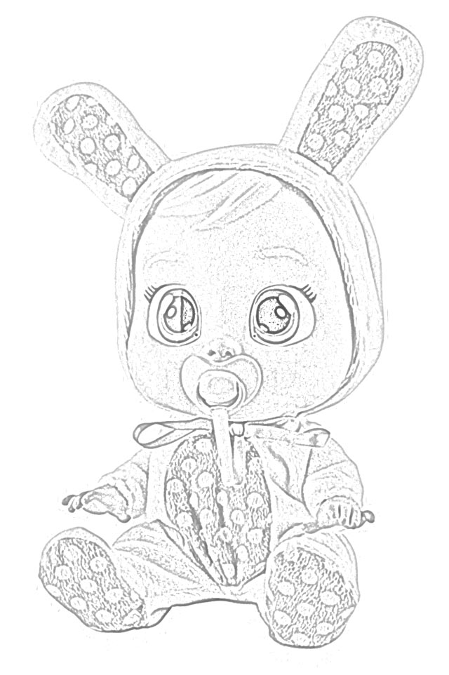 The Holiday Site: Coloring Pages of Cry Babies Interactive Baby Dolls