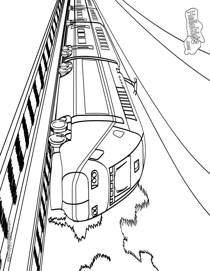 8 Best Train Subway And Railway Coloring Pages for Kids - Updated 2018