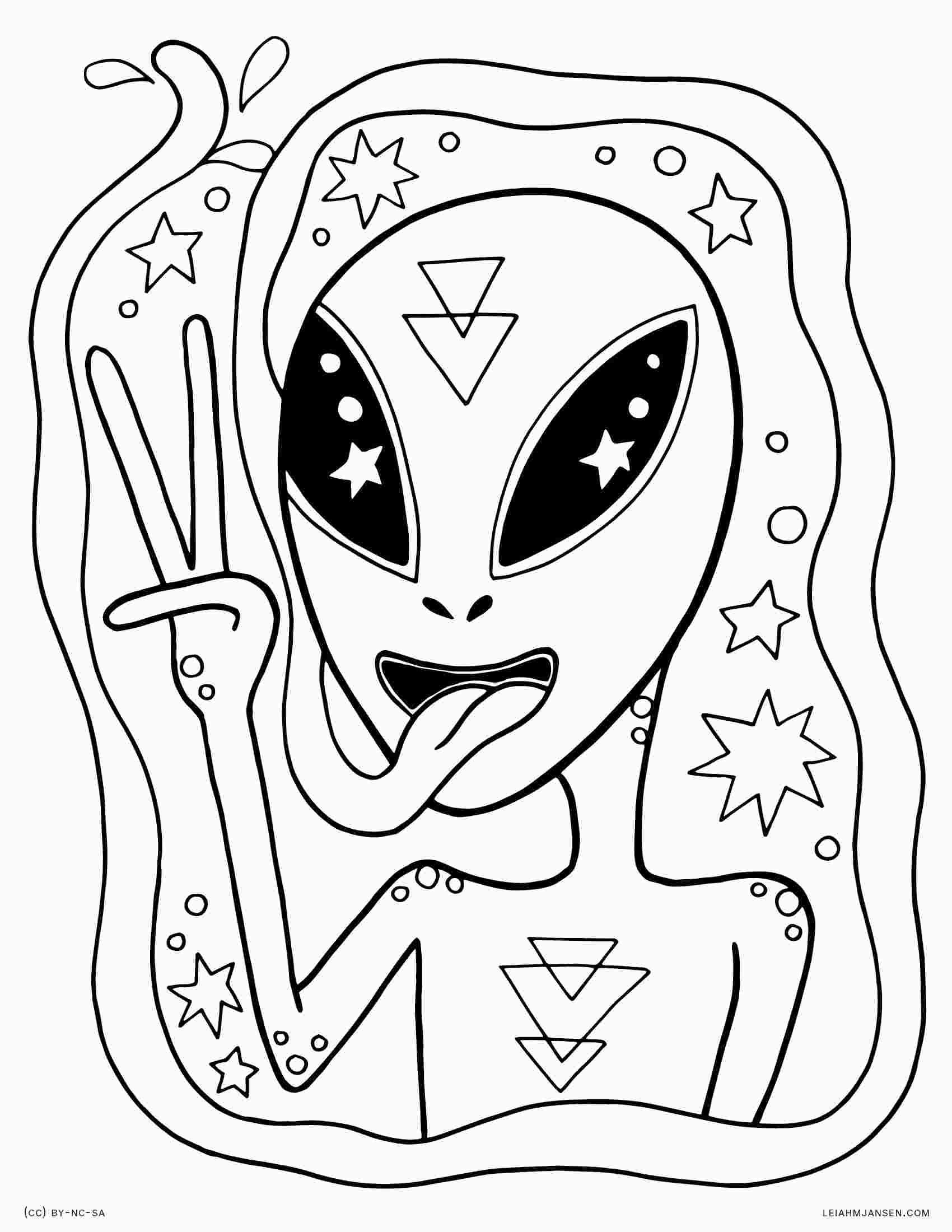 Trippy Alien Coloring Pages Space Coloring Pages Coloring Pages  Inspirational Detaile… | Space coloring pages, Detailed coloring pages, Coloring  pages inspirational